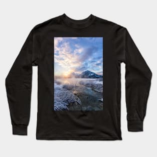 A Sunrise Through the Steam Long Sleeve T-Shirt